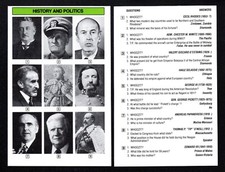 Admiral Chester Nimitz Thomas Tip O'Neill Vintage History Trivia Card A-17