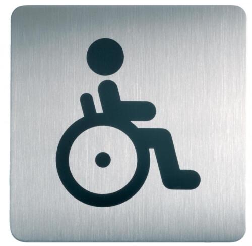 TRWAŁY piktogram PICTO WC Niepełnosprawny, kwadratowy - Zdjęcie 1 z 1