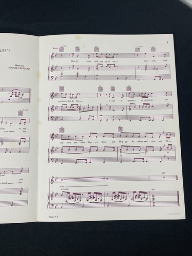 Lady Sings The Blues ~ Sheet Music ~ Diana Ross Is Billie Holiday - Picture 7 of 9
