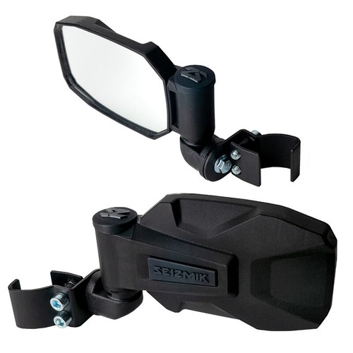 Can-Am Maverick Sport Trail 800 1000 Side View Mirrors Folding Seizmik Strike - Afbeelding 2 van 7