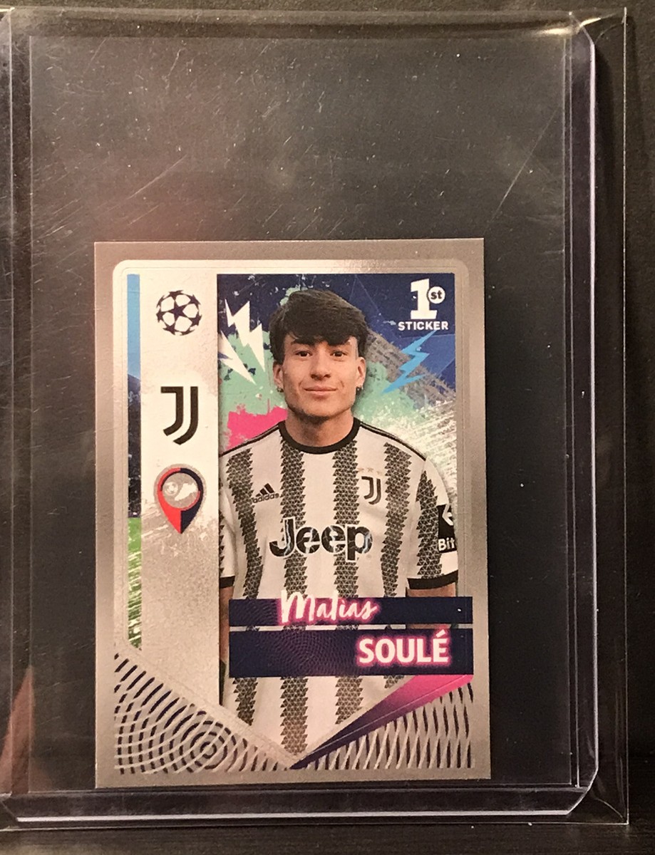 TOPPS UEFA CHAMPIONS LEAGUE MATIAS SOULE ROOKIE RC 1ST STICKER 