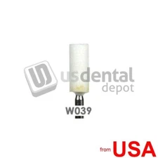 BESQUAL W039 WHITE Mounted Points Barrel small C-4 - 10pk - for porcel 100017-12