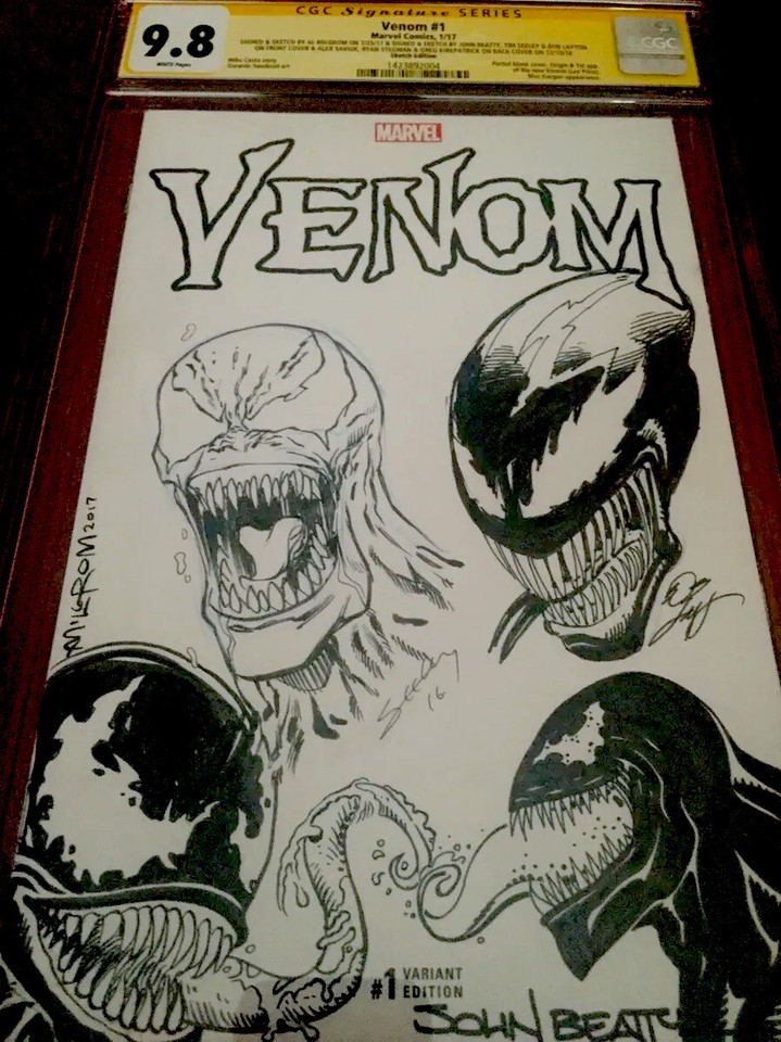 CGC Al Milgrom,John Beatty,Tim Seeley,Bob Layton,Alex Saviuk,Ryan Stegman,Greg K Comic Art