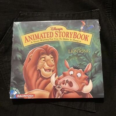 Disney's The Lion King Animated StoryBook PC CD-Rom 1995 Windows