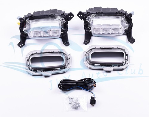 LED DRL Front Bumper Fog Lamp Daytime Running Light For Kia Seltos KX3 2020-2021 - Picture 5 of 11
