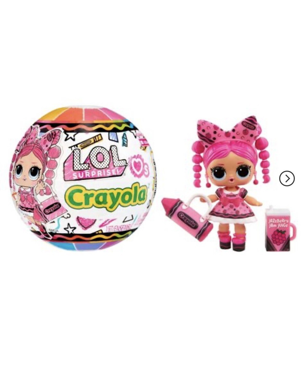 LOL Surprise LOVES Crayola Mystery Ball Doll 2024 NEW Sealed
