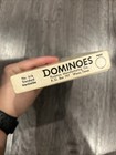 Dominoes Marblelike Standard No 616 White Vintage  Very Clean — photo 4