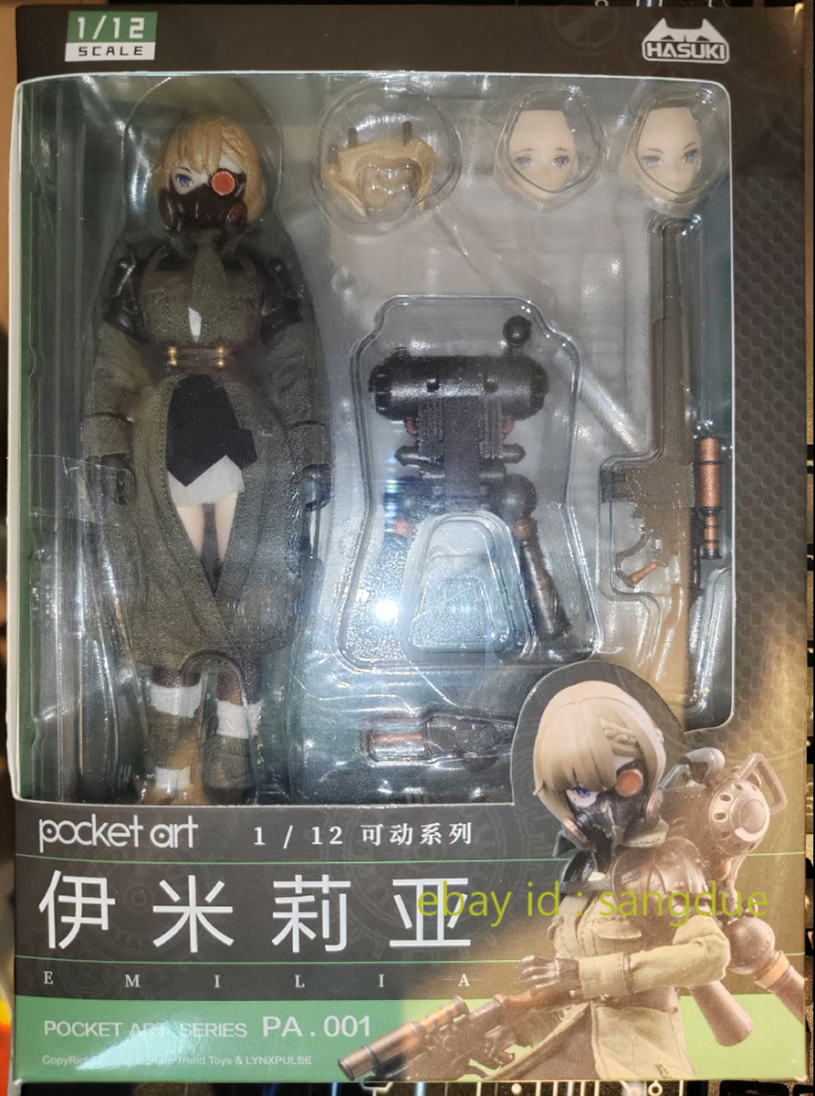 HASUK Pocket Art 1/12 PA001 EMILIA LYNXPULSE Female Action Figure