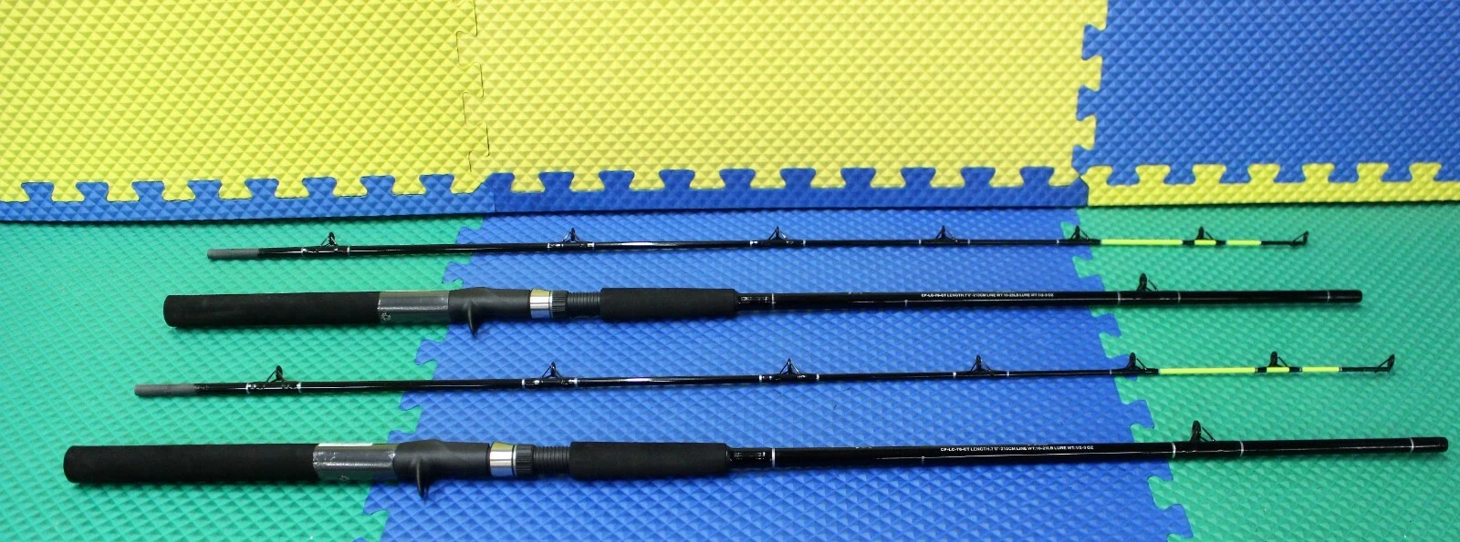 Okuma Classic Pro 7' 0" Lead Core Trolling Rod Chartreuse Tip CP-LC-70-CT 2-Pack