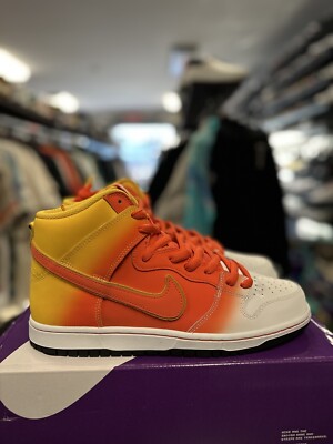 Men's Size 10.5 NIB Nike SB Dunk High Sweet Tooth Candy Corn FN5107-700    