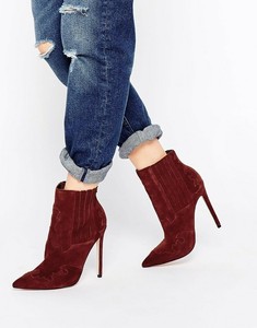 asos red boots