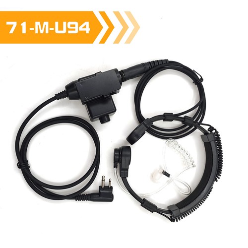 Anysecu U94 PTT Micro Écouteur Radio Casque Tactique pour GP2000 GP2100 GP Series