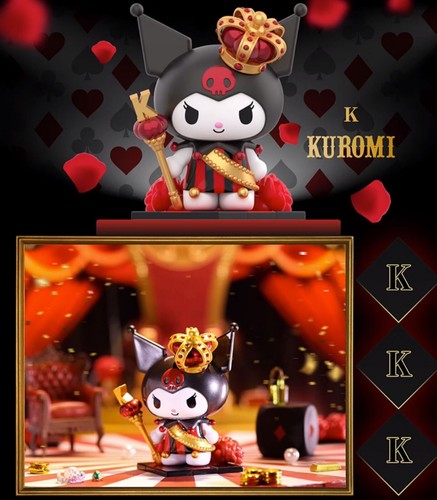 New Toptoy Sanrio Kuromi 8 Desighs 1 Secret Blind Box Poker Kingdom Series - Picture 8 of 25