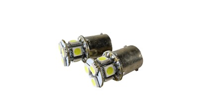 LED Blinkerbirne 12V 2 Stück BA15S in orange indicator bulb
