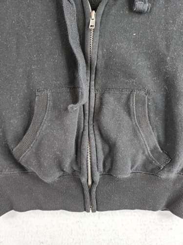 Girls Youth Black Reflex Love Logo Full Zip Size Large - Picture 4 of 8