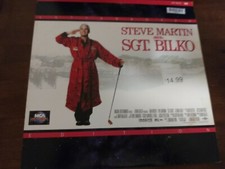 SGT. Bilko Laserdisc Movie Steve Martin Used