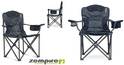 Isolierfach Tragkraft 180KG Gartenstuhl Anglerstuhl XXL Komfort Campingstuhl