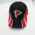 Reebok Atlanta Falcons Hat Men’s L/XL Black Red NFL Flex Fit Sideline Cap