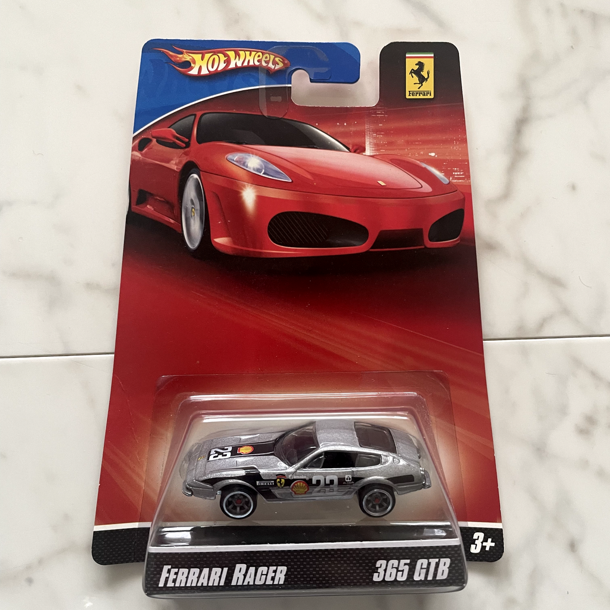Hot Wheels Ferrari Racer 365 GTB Red and Silver set of 2 New