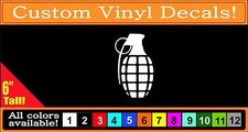 Grenade Vinyl Decal Sticker