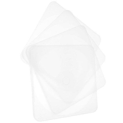 4pcs Plastic CD Case Transparent DVD Storage Case CD Holder CD Storage Holder - Afbeelding 7 van 12