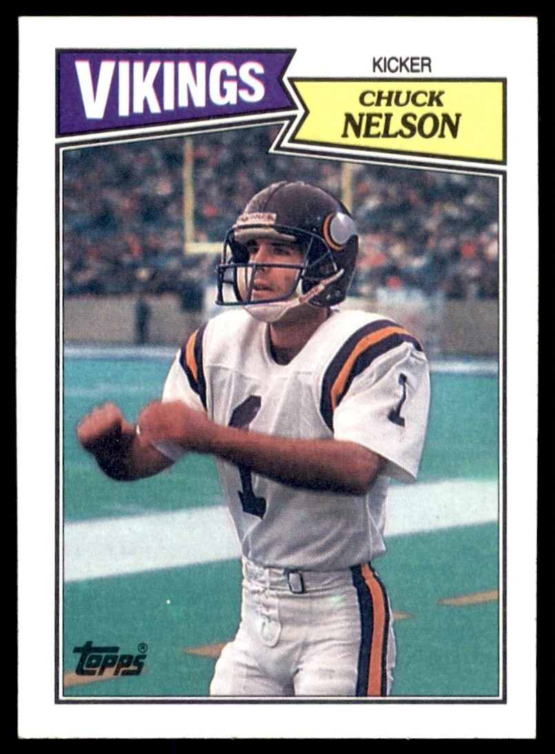 Chuck Nelson trading card