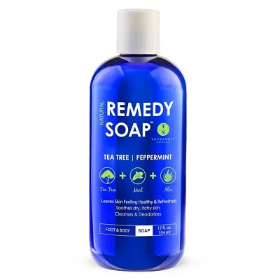Truremedy Naturals Remedy Soap Tea Tree Oil Antibacterial Body Soap 354 ml