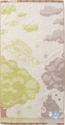 My Neighbor Totoro Cotton Bath Towel Totoro in the shade 60×120cm Studio Ghibli