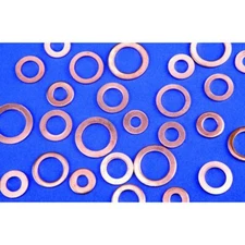 5 25 50Pk Copper Crush Washer Gasket Seal 1/4 5/16 3/8 7/16 5/8