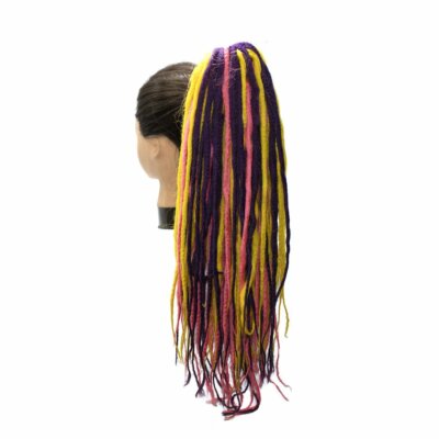 ELYSEE STAR SYNTHETISCHE DREADLOCKS KORDELZUG CLIP AUF PFERDESCHWANZ UK LAGER