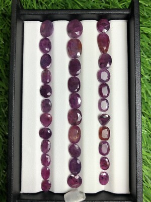 67.7ct Natural Corundum lot nice color and Luster Gems from Kashmir Untreated