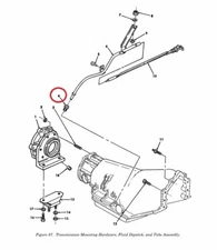 HMMWV   4L80E TRANSMISSION  DIP STICK TUBE SEAL GASKET