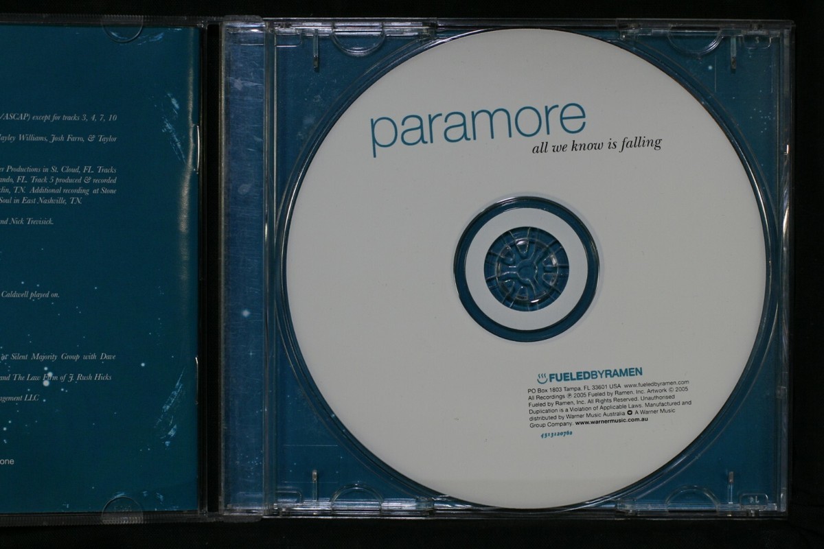 【貴重】Paramore 直筆サイン入り1st CD All We Know 貴重】Paramore 直筆サイン入り1st CD All We Know