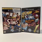 The Sims and The Sims Bustin Out Nintendo GameCube Life Simulation Game Bundle