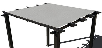 Outdoor Pergola Sun Shade Cover Cloth Patio Canopy HDPE Permeable with Gromme...