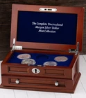 MORGAN SILVER DOLLARS MINT COLLECTION 1921-p 1921-d 1882-s 1885-o - 969B