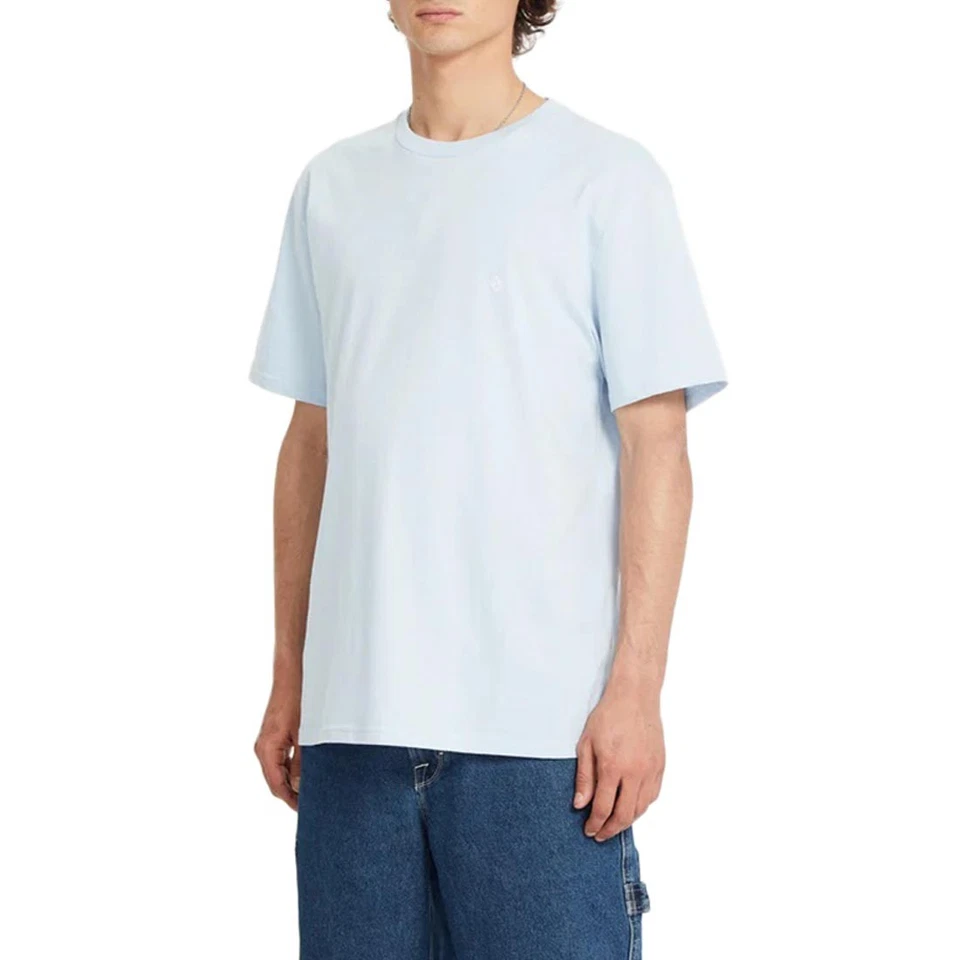 T-Shirt Volcom Stone Blanks S/S - Blu Carolina - Immagine 2 di 4