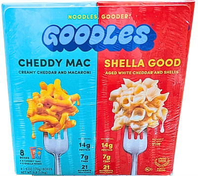 Goodles Mac & Cheese Variety Pack 8x6 Ounce Boxes EXP 09/2026
