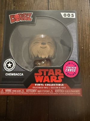 Funko Dorbz Star Wars Disney Special Edition Flocked Chase Chewbacca w/ protect