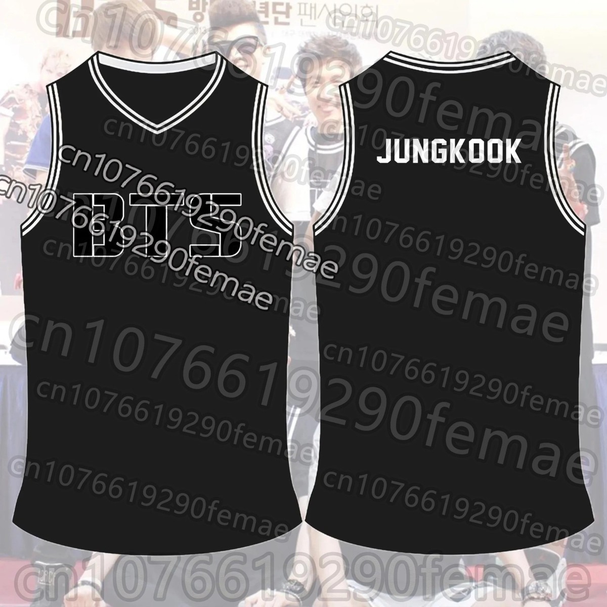 BTS KPOP Basketball Jersey Unisex Fan Shirt ARIRANG V, Jungkook
