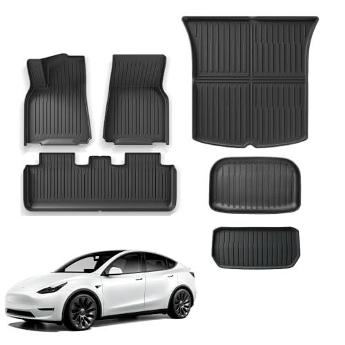 Tesla Model Y Floor Mats 2021-2024 Tpe All Weather