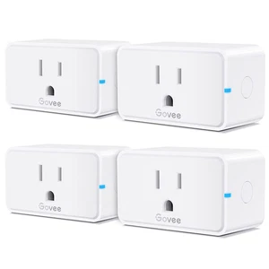 Govee Prise intelligente 15A WiFi Sorties Bluetooth 4 Pack fonctionne avec Alexa Google