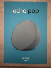 Amazon Echo Pop Full Sound Compact Smart Speaker with Alexa Midnight Teal Blue