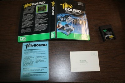 Commodore 64 Time Bound Cartridge With Box And Instructions C64