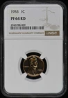 1953 Wheat Reverse Lincoln Cent (Proof) 1C NGC PR64RD