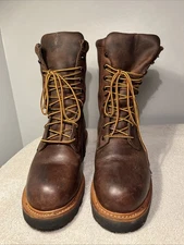 Red Wing #620  brown LoggerMax oil tan Boots Men’s US sz. 7 D
