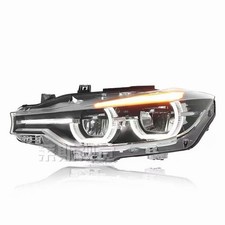 DEPO U Ring LED Angel Eyes Halo Rings Projector Headlight For 12-15 BMW F30/F31