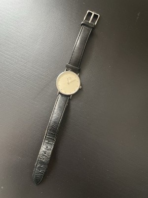 Daniel Wellington Damen Armbanduhr Schwarz Echtlederarmband
