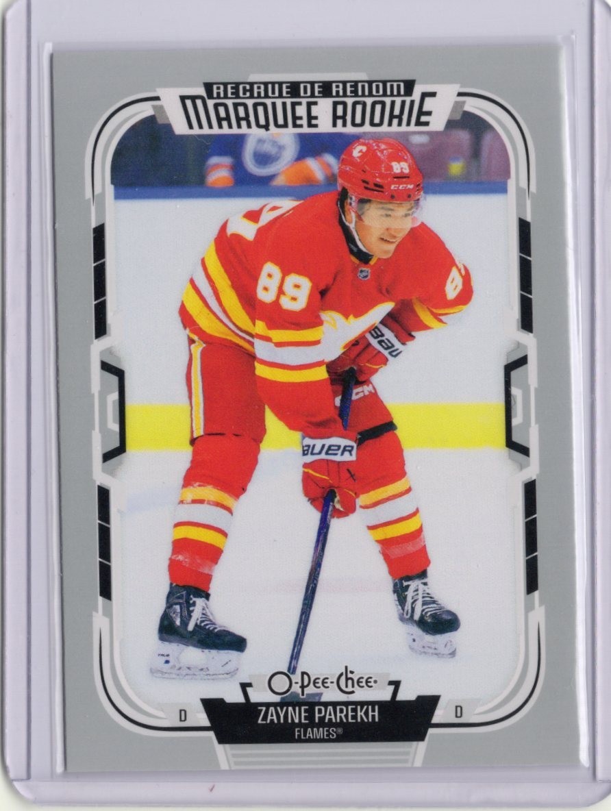 2025-26 O-Pee-Chee OPC Zayne Parekh RC Marquee Rookie #551 Flames