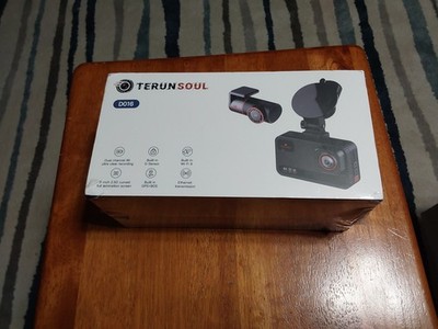 TERUNSOUL D016 4K Dual Dash Cam Front & Rear WiFi GPS G-Sensor Sealed